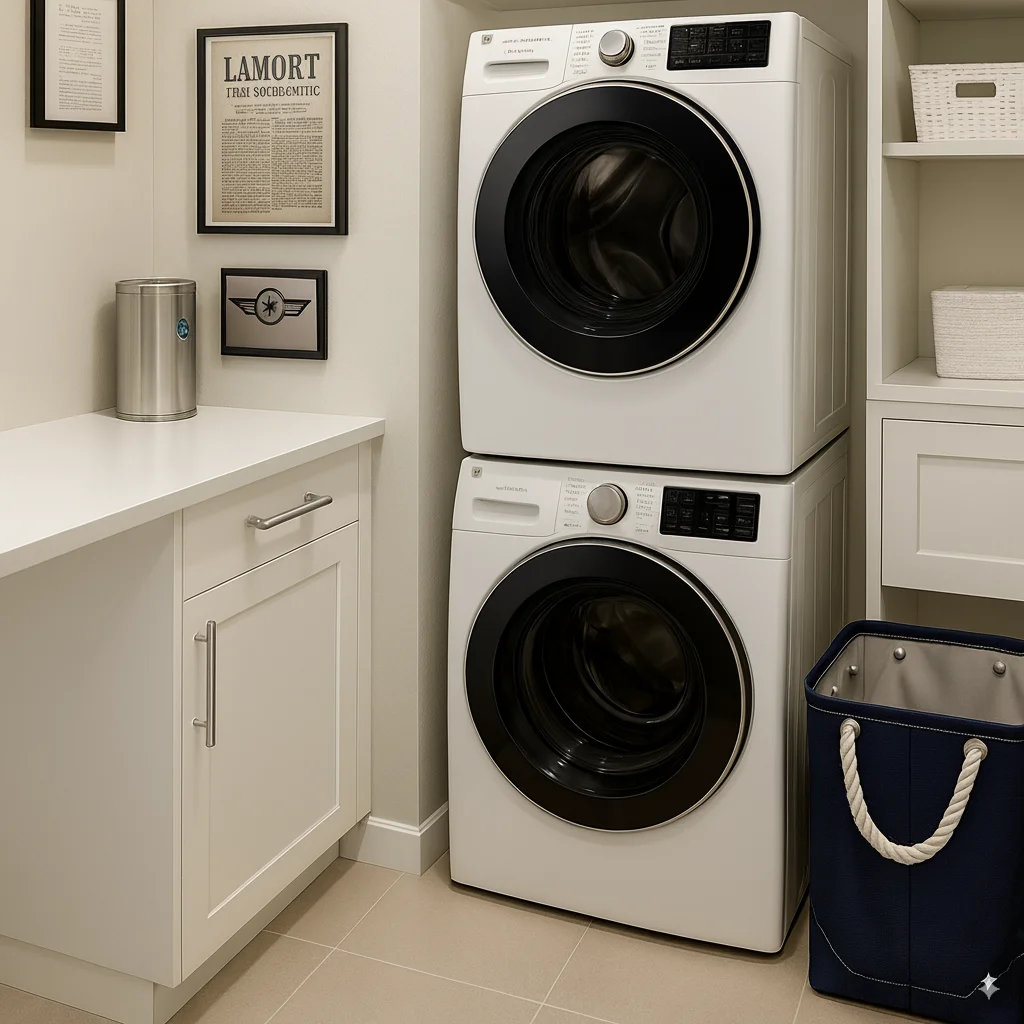 Full-service laundry facilities for crew uniforms and travel gear