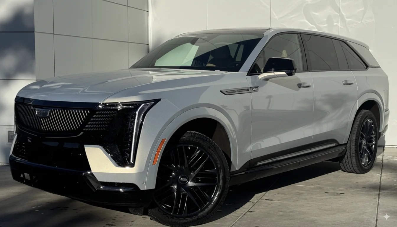 Premium SUV with professional driver for crew transport